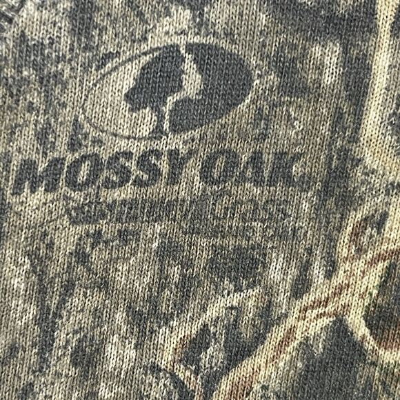 Vintage Sasquatch Mossy Oak Shadow Grass Turtleneck Adult Large Hunting USA 90s - Picture 3 of 10
